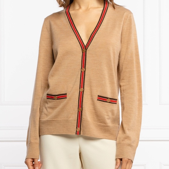 Tory Burch Sweaters - Tory Burch Color Block Madeline Cardigan